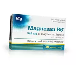 Магний В6, Magnesan B6, Olimp Nutrition  50таб (36283036)