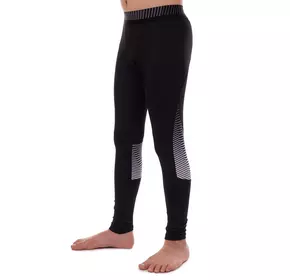Компрессионные штаны тайтсы для спорта UA-501-1 Lidong  26 Черно-серый (06531023)