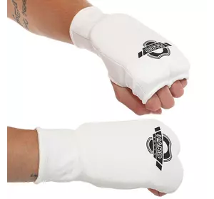 Перчатки для карате CO-8891 Hard Touch  S Белый (37452006)