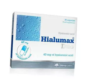 Гиалуроновая кислота, Hialumax Duo, Olimp Nutrition  30капс (68283002)