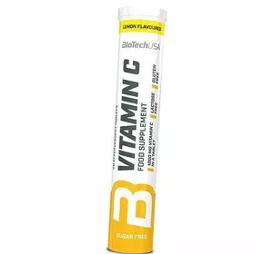 Витамин С шипучий, Vitamin C effervescent, BioTech (USA)  20таб Лимон (36084051)