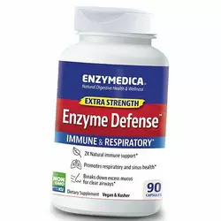 Ферментная Защита сверхсильного действия для иммунитета, Enzyme Defense Extra Strength, Enzymedica  90капс (72466006)
