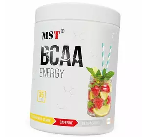 Аминокислоты с Кофеином, BCAA Energy, MST  315г Клубника-лимон (28288006)