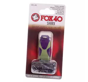 Свисток судейский FOX40-SHARX     Фиолетово-салатовый (33508237)