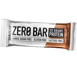 Протеиновый батончик без сахара, Zero Bar, BioTech (USA)  50г Двойной шоколад (14084006)