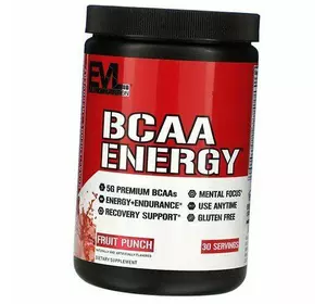 Аминокислоты с кофеином и зеленым чаем для энергии, BCAA Energy, Evlution Nutrition  270г Фруктовый пунш (28385002)