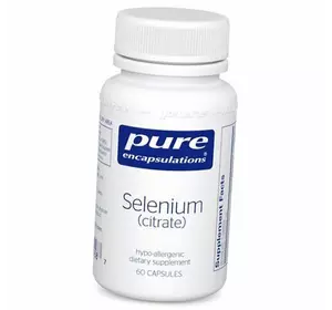 Селен Цитрат, Selenium Citrate, Pure Encapsulations  60капс (36361108)