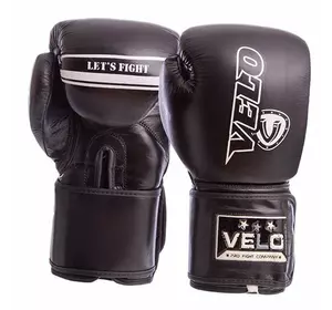 Перчатки боксерские VL-8186 Velo  10oz Черный (37241010)