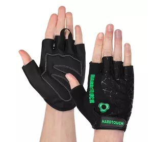 Перчатки для фитнеса FG-9499 Hard Touch  L Черно-зеленый (07452012)