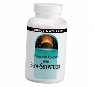 Фитостерольный комплекс с Бета-ситостеролом, Phytosterol Complex with Beta-Sitosterol, Source Naturals  90таб (72355038)
