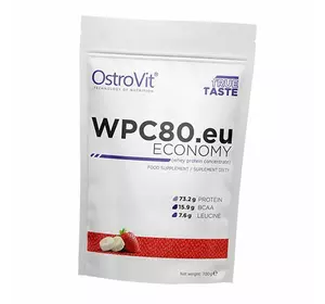 Концентрат Сывороточного Протеина, WPC80.eu economy, Ostrovit  700г Клубника-банан (29250008)
