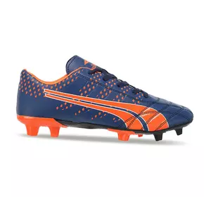 Бутсы футбольная обувь L-5-2 Aikesa  42 Сине-оранжевый (57624001)