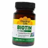 Биотин, Biotin 1000, Country Life  100таб (36124045)