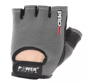 Перчатки для фитнеса и тяжелой атлетики Pro Grip PS-2250 Power System  M Серый (07227003)