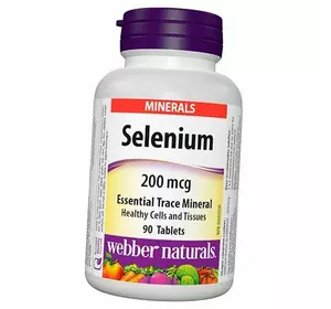 Селен, Selenium 200, Webber Naturals  90таб (36485016)
