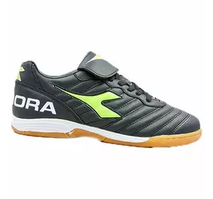 Обувь для футзала мужская DIA OB-9609 No branding  45 Черно-салатовый (57429198)
