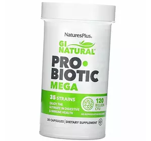 Пробиотики, GI Natural Probiotic Mega, Nature's Plus  30капс (69375009)