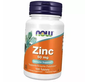 Цинк Глюконат, Zinc 50, Now Foods  100таб (36128197)