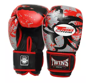 Перчатки боксерские TWN Tribal BO-9952 FDSO  12oz Красно-черный (37508205)