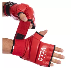 Перчатки для смешанных единоборств MMA ULI-4023 Velo  L Красный (37241059)