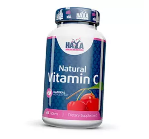 Органический Витамин С, Natural Vitamin C from Organic Acerola Fruit, Haya  60таб (36405046)