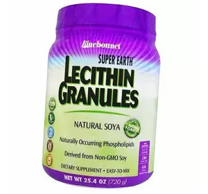 Лецитин соевый, Lecithin Granules, Bluebonnet Nutrition  720г (72393002)