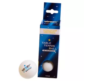 Набор мячей для настольного тенниса Vitory MT-1893-W FDSO   Белый 3шт (60508454)
