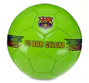 Мяч футбольный FC Barselona FB-3471 Ballonstar  №5 Салатовый (57566043)