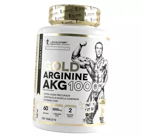 Аргинин альфа-кетоглютарат, Gold Arginine AKG 1000, Kevin Levrone  120таб (27056003)