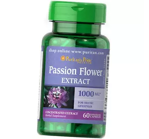 Экстракт Пассифлоры, Passion Flower Extract 1000, Puritan's Pride  60капс (71367107)