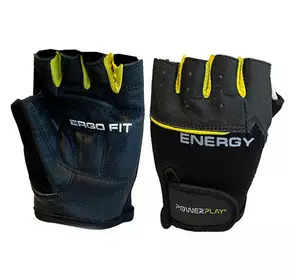 Перчатки для фитнеса Energy 9058 Power Play  L Черно-желтый (07228098)