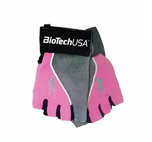 Перчатки для тренировок женские Lady2 BioTech (USA)  M Серо-розовый (07084005)