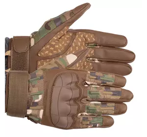 Перчатки тактические с закрытыми пальцами Military Rangers BC-9879 FDSO  XL Камуфляж Multicam (07508079)