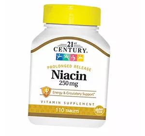 Ниацин, Niacin 250, 21st Century  110таб (36440039)
