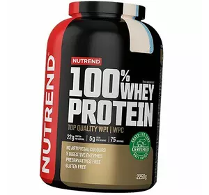 Сывороточный Протеин быстрого приготовления, 100% Whey Protein, Nutrend  2250г Шоколад-какао (29119010)