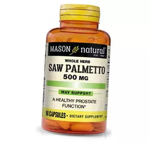 Со Пальметто, Saw Palmetto 500, Mason Natural  90капс (71529011)