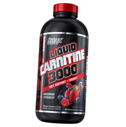 Жидкий Карнитин Концентрат, Liquid Carnitine 3000, Nutrex  480мл Ягодный микс (02152014)
