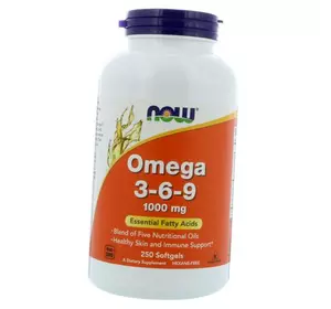 Омега 3 6 9, Omega 3-6-9, Now Foods  250гелкапс (67128006)