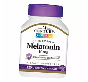 Мелатонин, Melatonin 10, 21st Century  120таб Вишня (72440002)