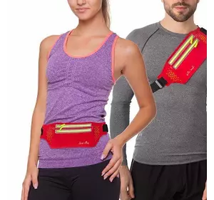 Ремень-сумка спортивная для бега и велопрогулки С-0330 FDSO   Красный (39508034)
