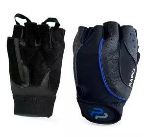 Перчатки для фитнеса Rapid 9138 Power Play  M Черно-синий (07228104)