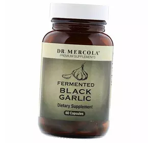 Черный чеснок Цистеин, Fermented Black Garlic, Dr. Mercola  60капс (71387001)