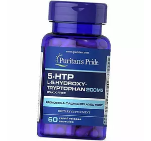 5-гидрокситриптофан, 5-HTP 200 Caps, Puritan's Pride  60капс (72367023)