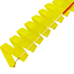 Лента для гимнастики с палочкой C-3248 Lingo  6,3м Желтый (60506015)