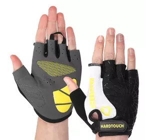 Перчатки для фитнеса FG-9525 Hard Touch  XL Черно-желтый (07452016)