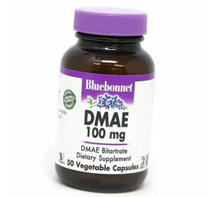 Диметиламиноэтанол, DMAE 100, Bluebonnet Nutrition  50вегкапс (72393009)