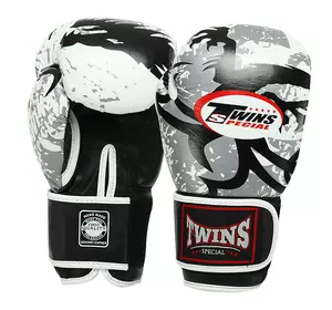 Перчатки боксерские TWN Tribal BO-9952 FDSO  14oz Бело-черный (37508205)