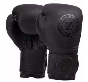 Перчатки боксерские кожаные VL-3074 Zelart  8oz Черный (37363123)