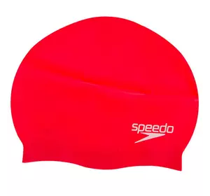Шапочка для плавания детская Plain Flat Silicone Cap 8709931959    Красный (60443074)
