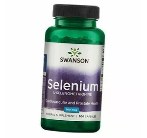 L-Селенометионин, Selenium 100, Swanson  200капс (36280018)